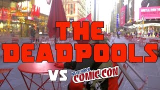 Deadpools vs New York ComicCon NYCC 2015  Deadpool Flash Mob [upl. by Frodeen]