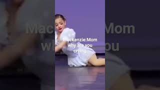 Mackenzie and Maddie cry solo siblings dancemoms dance Mackenzie Ziegler Maddie Ziegler edit [upl. by Kamila]