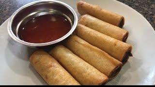 Filipino Lumpia Shanghai RecipeCooking amp Eating Sounds ASMR [upl. by Opalina441]