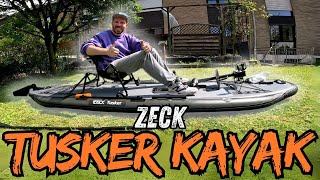 ZECK Tusker Kayak  UNBOXING AUFBAU ERSTER Eindruck [upl. by Buatti48]