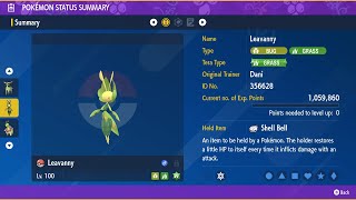 Leavanny  7 Star Dondozo Raid  Solo  Pokemon ScarletViolet [upl. by Nnateragram384]