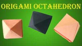 How To Make Origami Seamless Octahedron DIY paper octahedron  Paper Octahedron Tutorial [upl. by Martelli116]