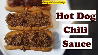 How to make Hot Dog Chili sauce [upl. by Jedthus179]