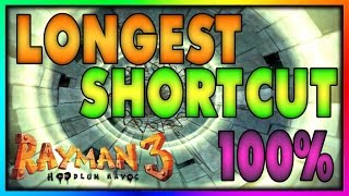 Rayman 3 Hoodlum Havoc  100 Score  The Longest Shortcut [upl. by Modeste154]