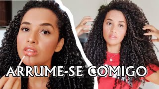 CABELO MAKE E LOOK PARA O CULTO NA REAL [upl. by Elana]