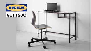 IKEA VITTSJO Laptop Table Assembly Instructions [upl. by Oigolue]