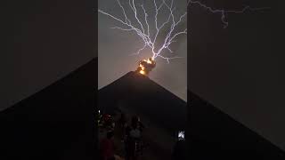 Stunning Lightning Bursts From Erupting Volcano [upl. by Tima]