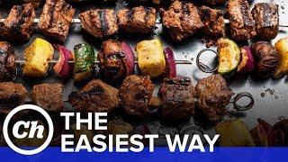 Easy Beef Shish Kebabs  How to Make The Easiest Way [upl. by Maybelle209]