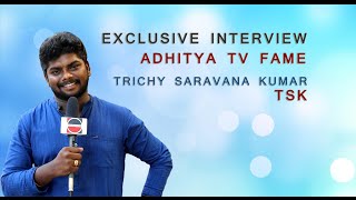 Adhitya TV Fame Mimicry Artist TSK Exclusive Interview  Special Mimicry performance [upl. by Ecinnahs]