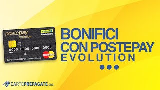 Bonifici con PostePay Evolution Poste Italiane Costi Tempi e Guida [upl. by Garland]