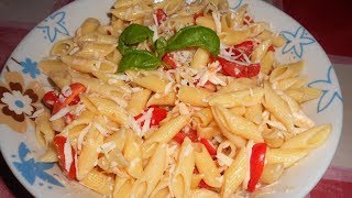 Pasta fredda con ricotta salata e pomodorini [upl. by Gianina787]