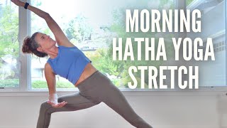 Morning Hatha Yoga Stretch  25 Min Intermediate Sequence [upl. by Annaitat]