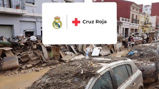 La DONACIÓN de REAL MADRID con las VICTIMAS de VALENCIA [upl. by Hawkie]