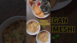 Mi intento de Yakimeshi vegano 🌱✨️ vegan cocina [upl. by Dawaj2]