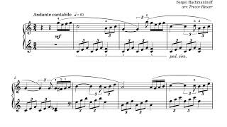 Rachmaninoff  Rhapsody on a Theme of Paganini 18th Variation  Easy Piano Solo [upl. by Kingsbury]