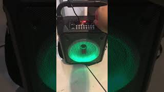 NICE KARAOKE MACHINE FOR PARTIES WITH ECHO BASS AND TREBLEkaraokemachine hwwr pasystem [upl. by Melvena]