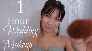 Your Big Day💍 ASMR Relaxing Wedding Makeup amp Pampering 1 HOUR [upl. by Kallman]