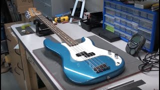 Fender Precision Bass gets new Seymour Duncan Quarter Pound SPB3 Pickups nice upgrade [upl. by Cassie155]