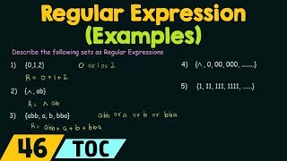 Regular Expression  Examples [upl. by Whitver]