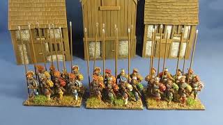 749 More 28mm Landsknecht Pikemen completed [upl. by Nerty399]