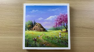 A little house on the prairie Painting [upl. by Sad]