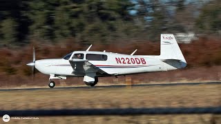 Mooney Takeoffs at Princeton Airport NJ [upl. by Brinson934]