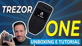 TREZOR ONE UNBOXINGTUTORIAL para começar a usar sua HARD WALLETCOLD WALLET PASSO A PASSO [upl. by Faludi]