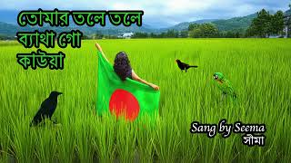 তোমার তলে তলে ব্যাথা Tomar Tola Tola Betha নতুন দেশের গান New Folk Song 2024 [upl. by Anaiek]