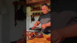 I Harvested HONEY from My Mountain Bees and Baked Ribs with It  how to make a cooking video food [upl. by Nudd]