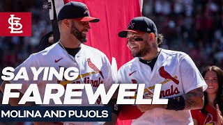 Molina and Pujols Final Regular Season Home Game Recap  St Louis Cardinals [upl. by Neelie]