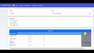 ✅Sistema de Asistencia de Estudiantes en PHP 82 Y MYSQL  Código Fuente [upl. by Aoniak629]