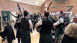 Markham Main Colliery Band amp Doncaster Pipe Band Armthorpe 17324 [upl. by Wolsniw]