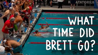 Brett Hawke’s First 50 Free in 18 Years [upl. by Wharton]