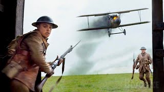 The Plane Scene  1917  CLIP [upl. by Einama]