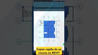 COPIAR REJILLAS DE UN VÍNCULO A UN PROYECTO DE ESTRUCTURAS EN REVIT arquitectura architecture [upl. by Yazbak484]