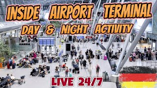 ✈️🅻🅸🆅🅴✈️ Explore Inside the Airport Passengers Terminal🛫Webcam Exclusive Tour🌐Departures [upl. by Gaylene]