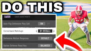 How To Become THE BEST DEFENSIVE PLAYER EVER in College Football 25 [upl. by Akihdar]