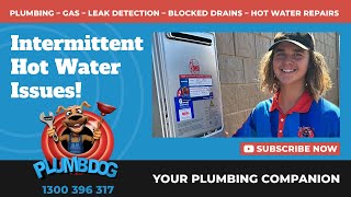 Gas Continuous Flow Hot Water System install with Rich amp Chris  Plumbdog Plumbing Perth plumbing [upl. by Nowyt199]