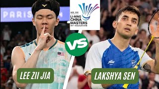 LEE Zii Jia vs Lakshya SEN  LINING China Masters 2024 R32 [upl. by Rolando]