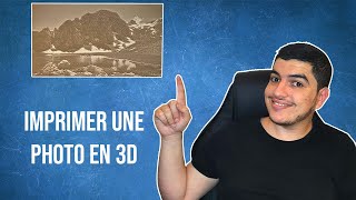 TUTO imprimer une photo en 3D LITHOPHANIE [upl. by Cammi]