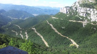 Vercors  Roadtrip moto de Die à Pont en Royans par le Col du rousset [upl. by Ezalb]