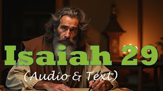 Isaiah 29  KJV AUDIO BIBLE With Text amp Images [upl. by Nnail]