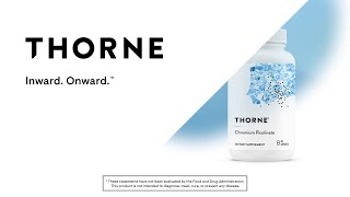 Chromium Picolinate Supplement  Thorne [upl. by Lyons306]