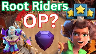 How To Attack With Root Riders and Warden Walk Zap in Clash Of Clans [upl. by Youlton288]