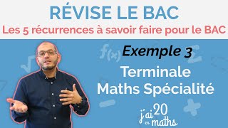 Les 5 récurrences à savoir pour le bac exemple 3  Terminale Maths Spécialité [upl. by Eedya]