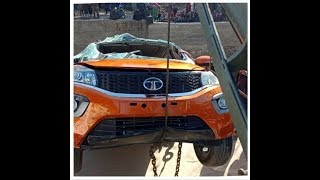 Tata Nexon AccidentRescued by ArmyBest build Quality [upl. by Koren]