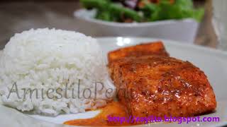 SALMON AL HORNO  4 estilo Peruano [upl. by Tennos415]