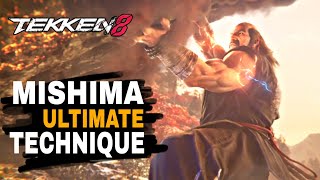 Heihachi Mishima Ultimate Technique  TEKKEN 8 PS5 Gameplay [upl. by Anewor]