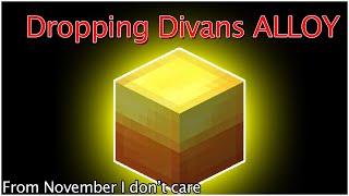 Dropping DIVANS ALLOY  Hypixel SKyblock [upl. by Aya]