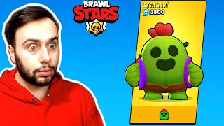 FAKİR HESABA EFSANEVİ KARAKTER SPİKE GELDİ 🤩  BRAWL STARS [upl. by Ayam]